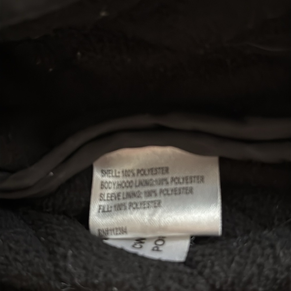 Calvin Klein Black Polyester Quilted Jacket - size XS - Picture 6 of 7